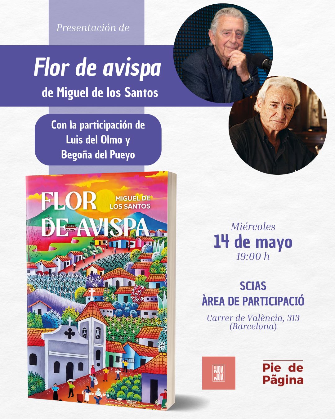 PRESENTACIÓ del llibre “FLOR DE AVISPA”